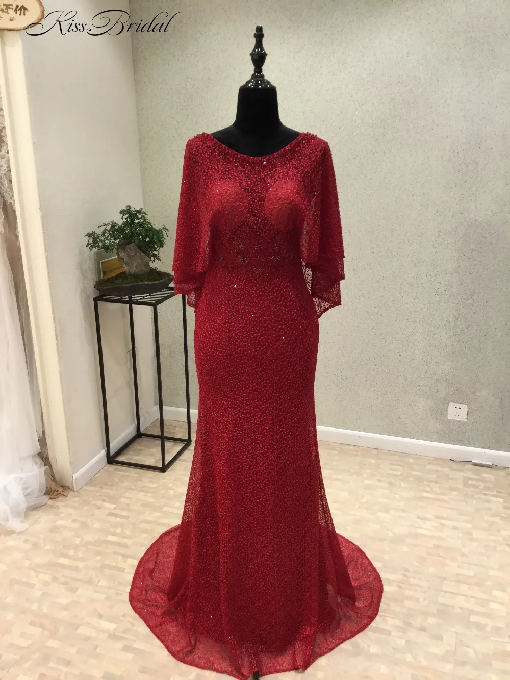 

Sexy New Mermaid Evening Dress 2018 O-Neck Long Sleeves Floor Length Beaded Lace Long Prom Dresses 2018 Vestido longo