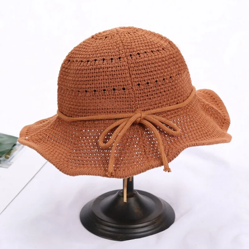 Fashon Summer Women Hat girl summer Korean fashion flowers brand straw hat ladies sun protection fisherman visor hat caps