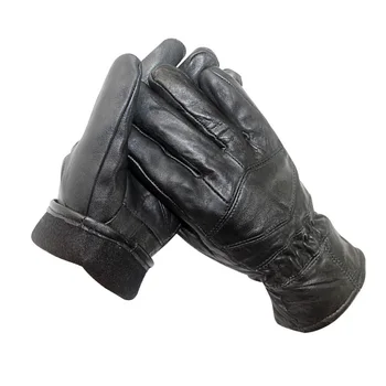 

New Genuine Sheepskin Leather Motorcycle Gloves Men Motorbike Full Finger Gloves Retro Motocross Moto Gloves Guantes Moto