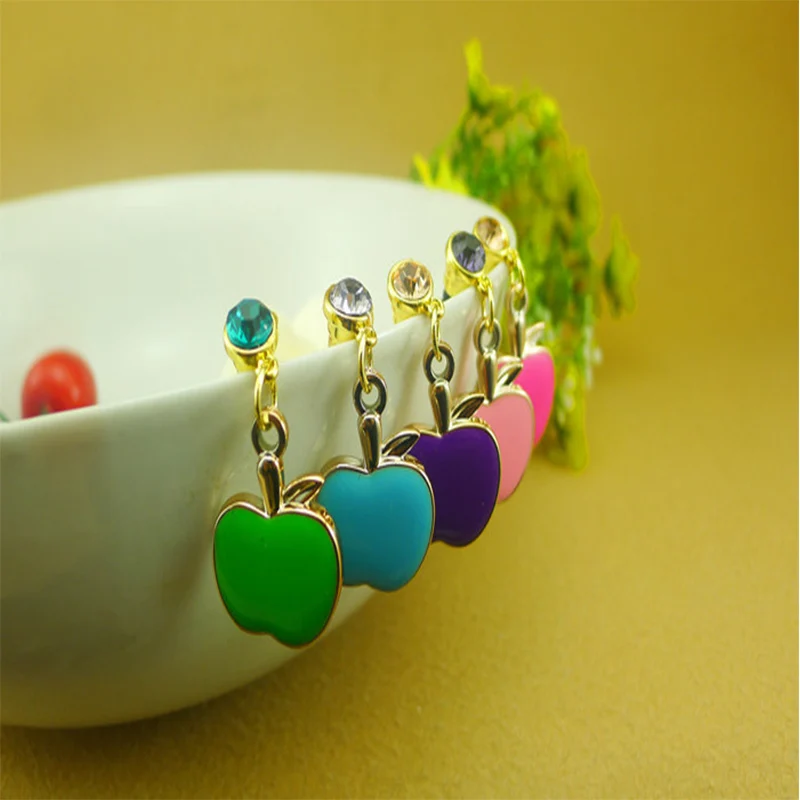 

Small Rhinestone Cute Couple Pendant Mobile Phone Universal Dust Plug