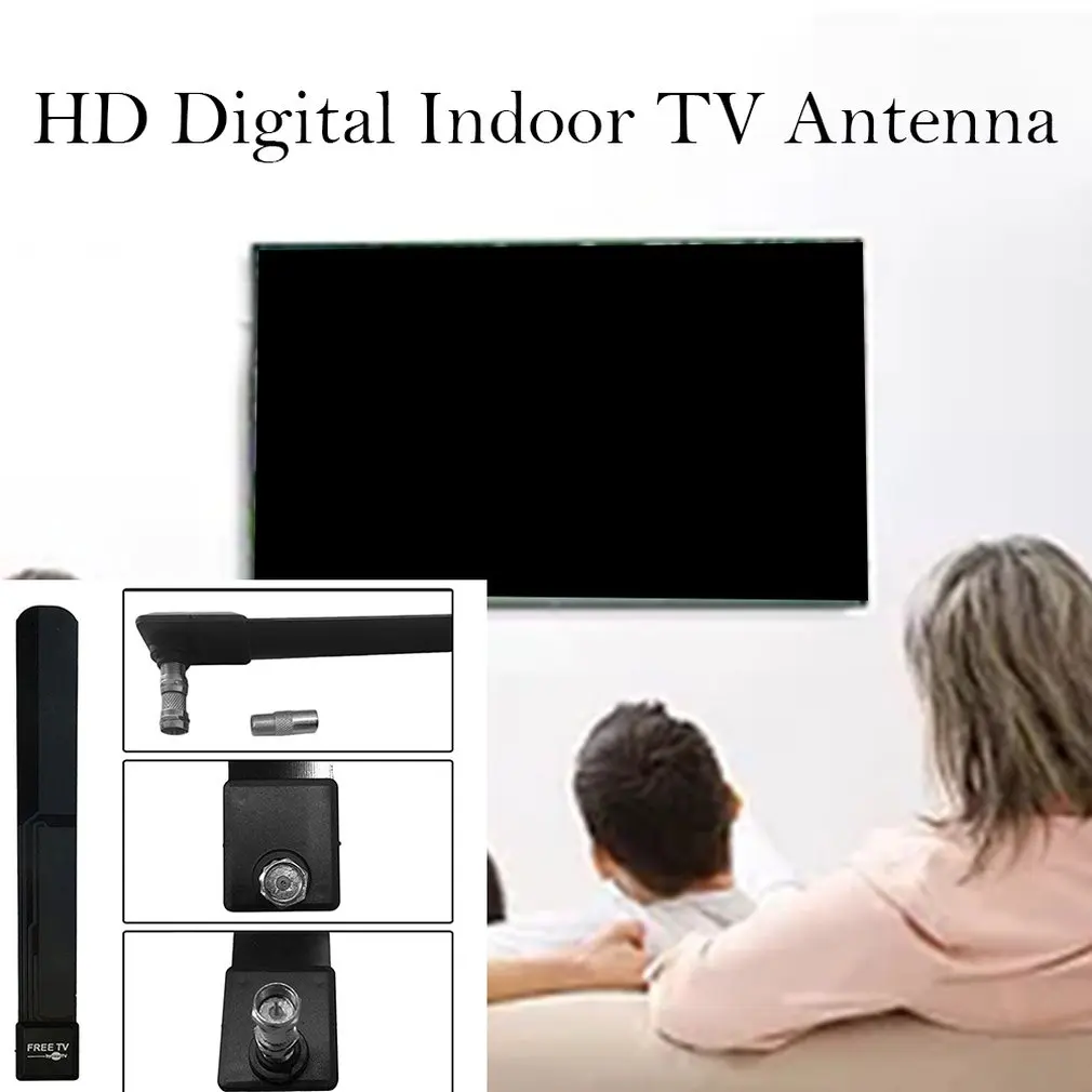 ТВ антенна цифровая антенна четкий ТВ ключ HD ТВ бесплатно ТВ-палка внутренняя телевизионная антенна 1080 p HD Канатный кабель улучшения