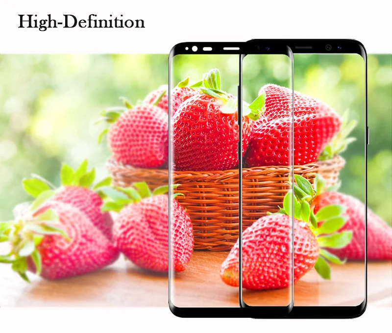10D полное покрытие изогнутое закаленное стекло для Samsung Galaxy S9 S8 Plus Защита экрана S7