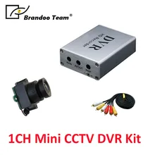 Мини скрытый 1CH CCTV цифровой видеорегистратор DVR комплект, для дома, фабрики, офиса использования