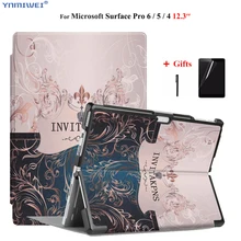 Чехол для ноутбука microsoft Surface pro 6 7 складной держатель для ноутбука Surface pro 5 pro 4 чехол для нового surface pro+ пленка