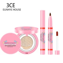 3CE eunhye House брендовая основа для макияжа с воздушной подушкой, крем, стойкий и водонепроницаемый цветной карандаш для губной помады, косметический карандаш для губ, набор для макияжа