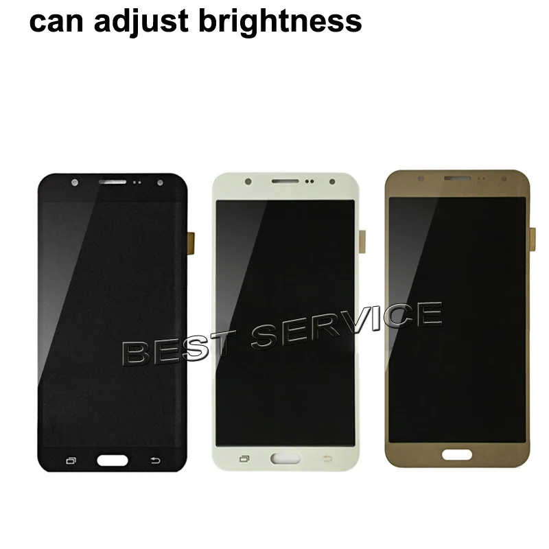 

For samsung For galaxy J7 2015 J700F J700 LCD Sharp Glass Display with Touch Screen Digitizer Assembly Can adjust brightness