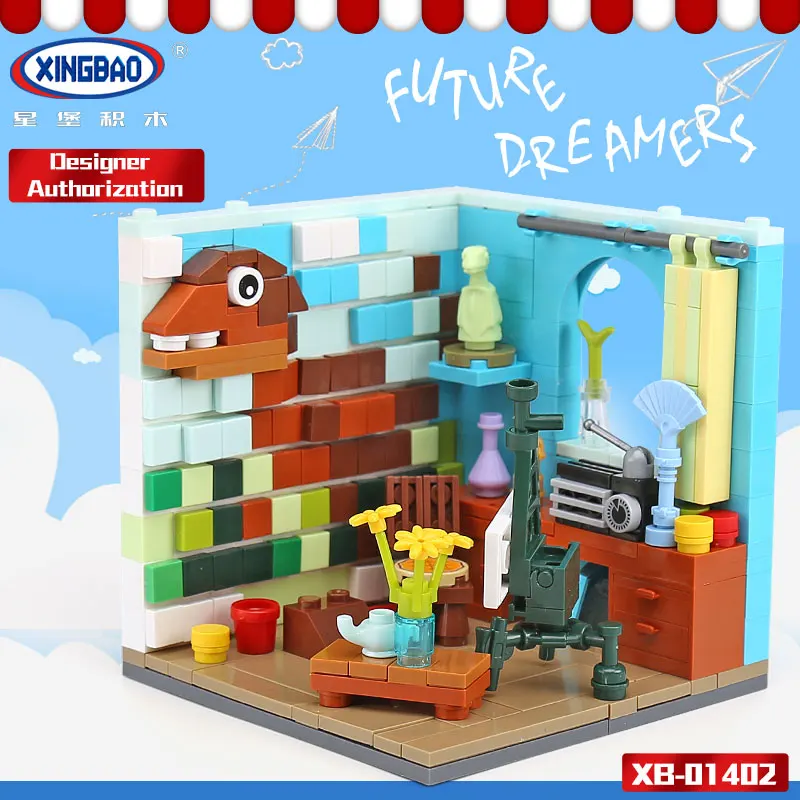 XINGBAO-01402-Genuine-Building-Series-The-Future-Dreams-House-Set-Building-Blocks-Bricks-Educational-Kid-Toys3
