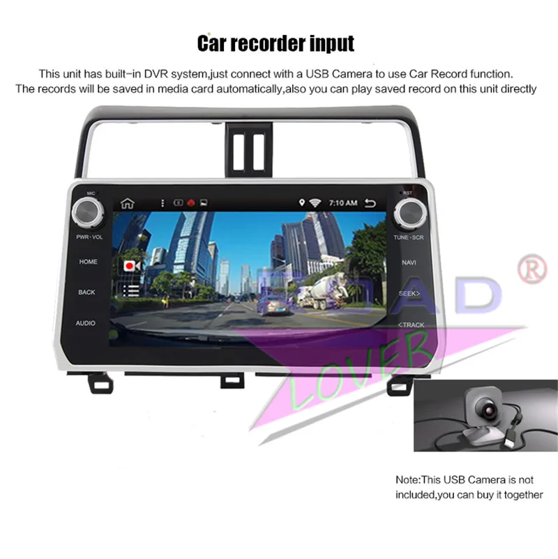     For Toyota Prado 2018