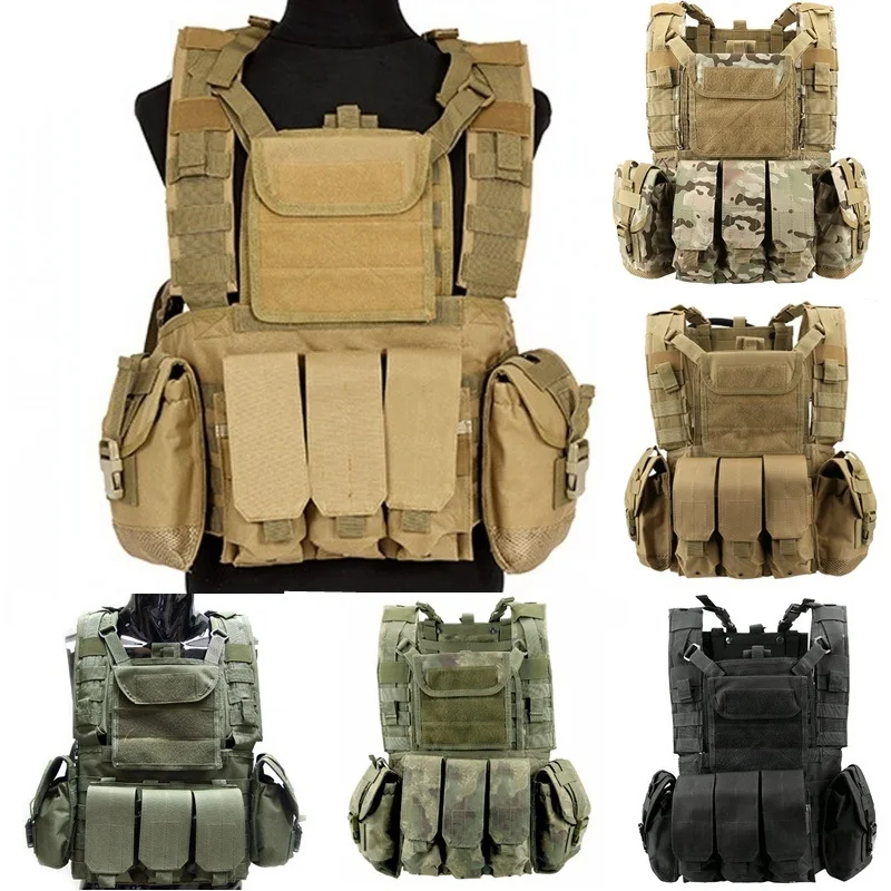 CQC RRV столовая гидратации Airsoft тактический Молл жилет штурма Грудь Rig военный