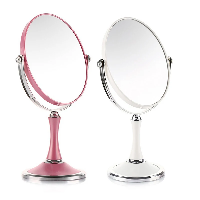 

Retail 6 inch large desktop mirror double-sided makeup mirror European 1:3 amplification of hot Makeup mirror