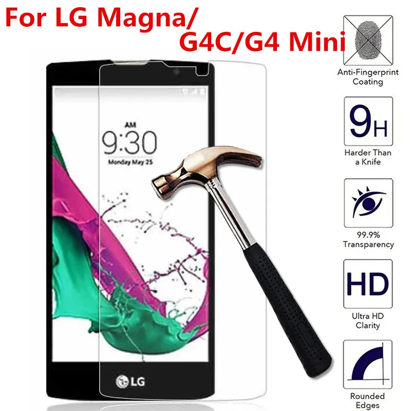 

For LG Magna G4 Mini H502 H502F H520N H522Y H500F H525 LS751 C90 G4mini G4C G 4C H525N Tempered Glass Screen Protector Film Case