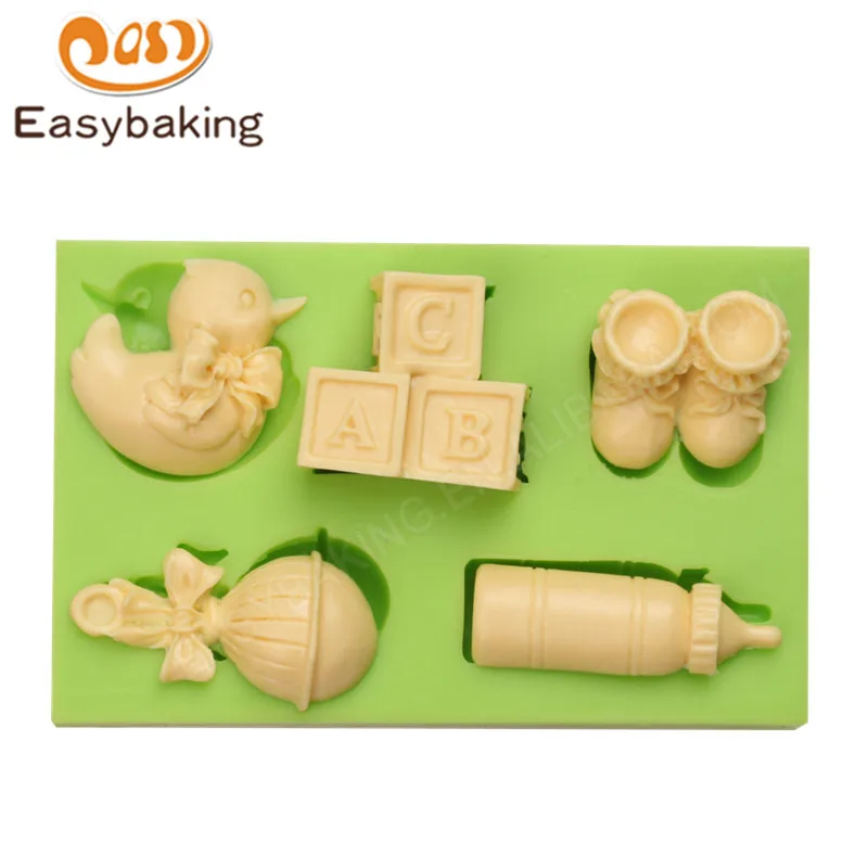 ES-1216 Baby thing series 5 cavity silicone molds