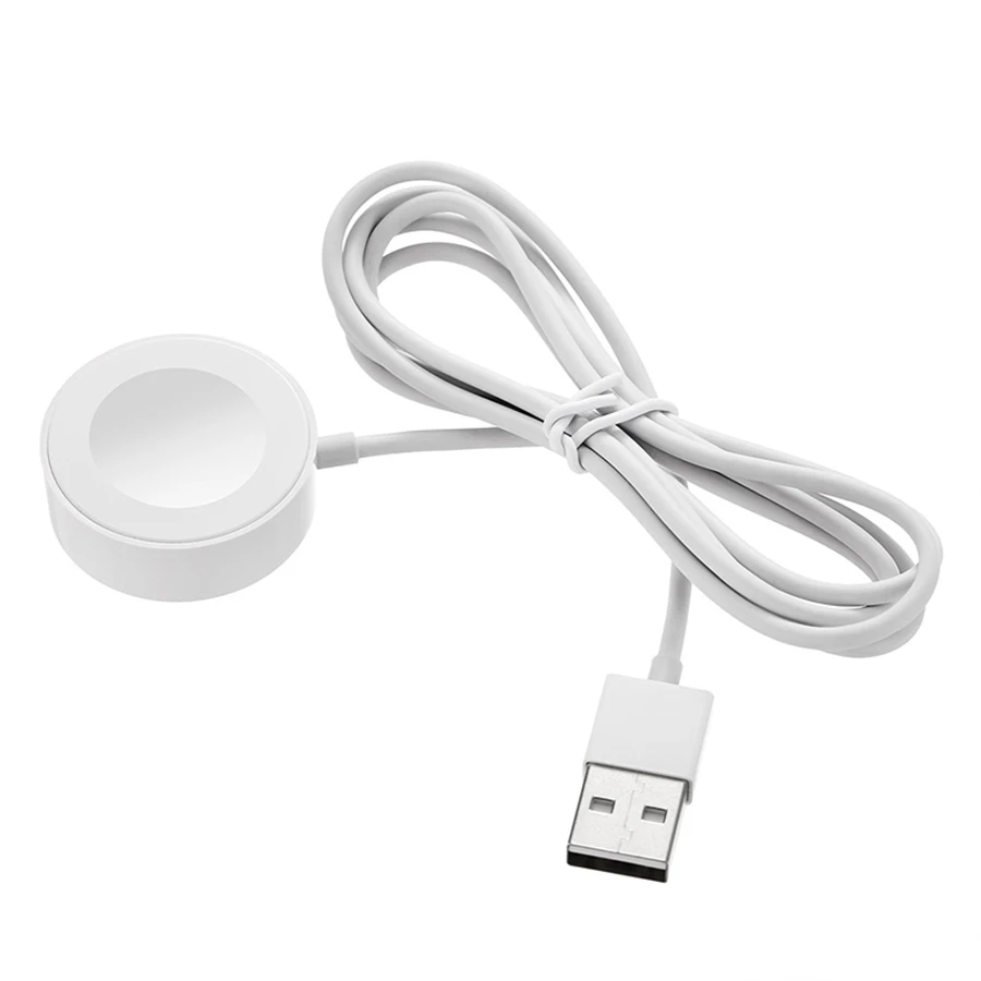 Магнитный зарядный кабель для iwatch USB Зарядное устройство для Apple Watch 38mm и 42 мм - Цвет: White