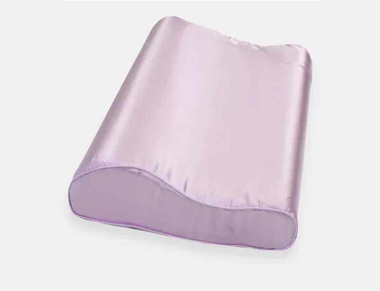 Mulberry Silk 25 mm Ivory Champagne Pink Purple Colors Double Silk Latex pillow cases 30x50 cm or 40x60 cm 2 PCs On Sale