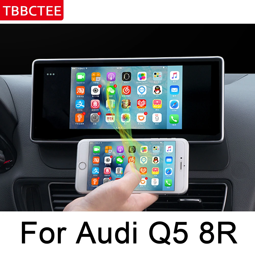 Cheap For Audi Q5 8R 2008~2017 MMI Navigation Multimedia Player Android Car Radio GPS WiFi BT Audio Video System WIFI MAP HD Screen 2