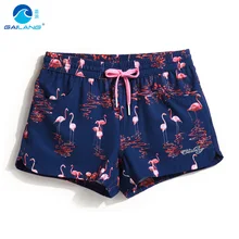 Брендовые женские пляжные шорты размера плюс, быстросохнущие женские шорты для фитнеса, бега, боксерские трусы, женские плавки, шорты для серфинга, размеры s, m, l, xl