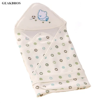 

Baby Blanket Newborn Baby Swaddle Wrap Soft Spring Summer Baby Bedding Receiving Blanket Manta Bebes Sleeping Bag 0-18M Newborns
