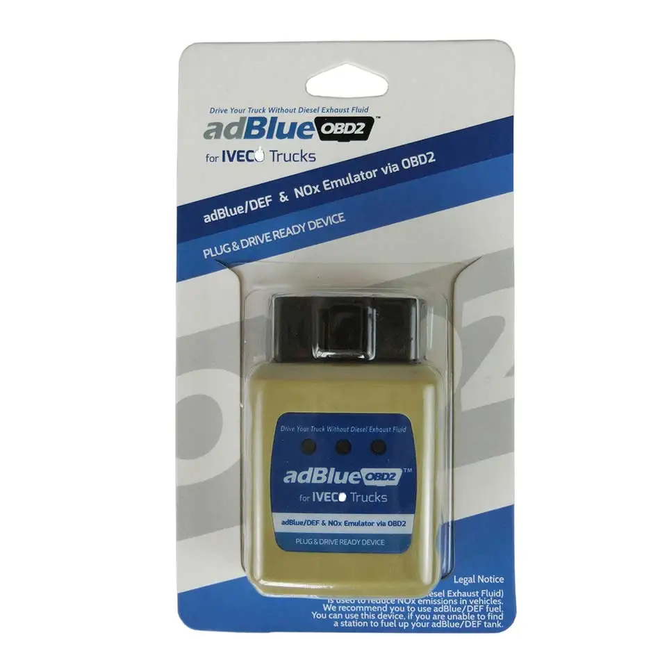 Новейшая версия Грузовик AdBlue Obd2 эмулятор AdblueOBD2 для I-VECO Грузовик adblue/DEF Nox эмулятор через OBD 2 Adblue OBD2 I-veco грузовик