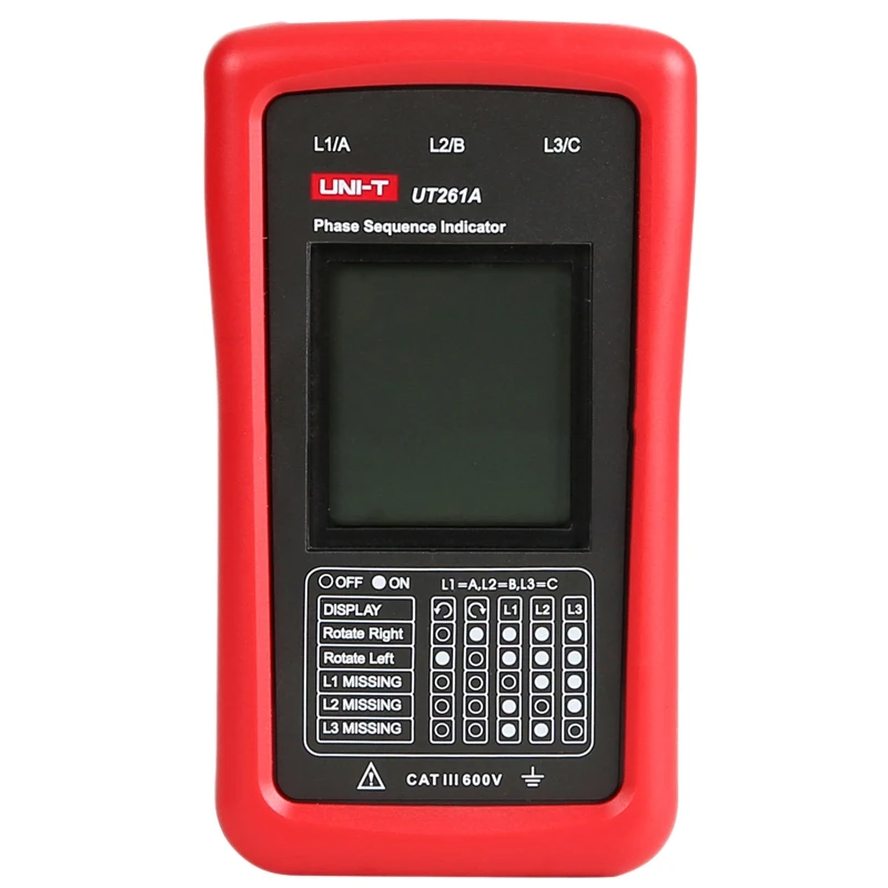 

LIXF Uni-T Ut261A Phase Sequence and Motor Rotation Indicator; Phase Sequence Indicator, Ac 40-690V