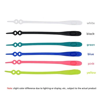 

14 PCS Lazy Tie Elastic Silicone 14 cm Shoe Laces Athletic Running Sport Shoelaces Children Adult Sneakers Shoe Strings