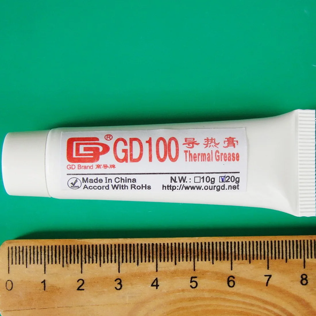 

NOYOKERE Top Quality Thermally Thermal Grease GD100 Heat Sink Plaster With Adhesive White Net Weight 20 Grams