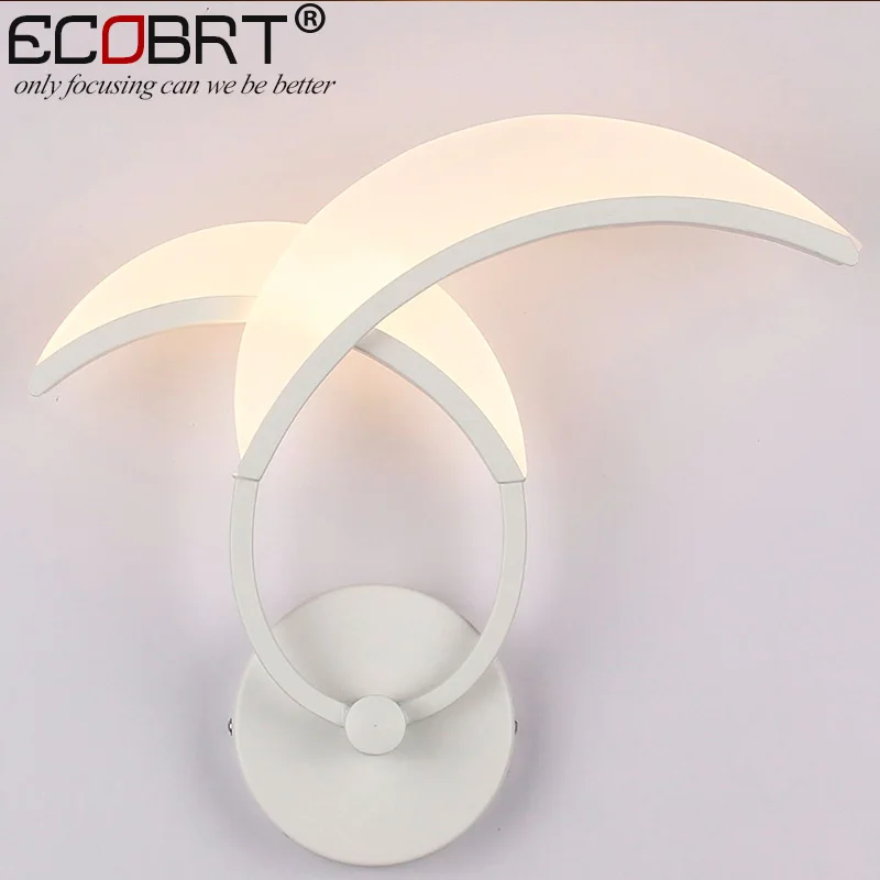Modern LED Wall Lights White X Shape 9W Modern led Wall Sconces lamps for home bedroom Bedside lamps Corridor lamp 110V 220V