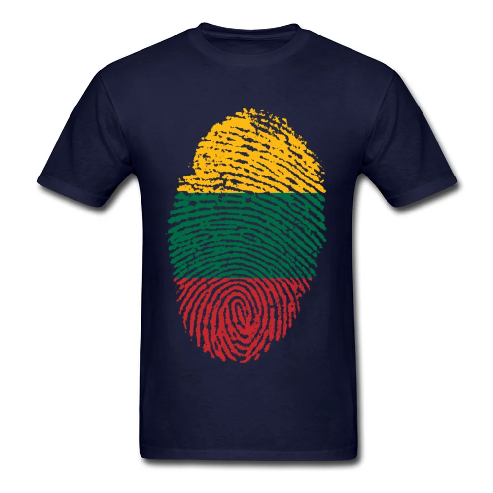 Lithuania Flag Fingerprint_navy