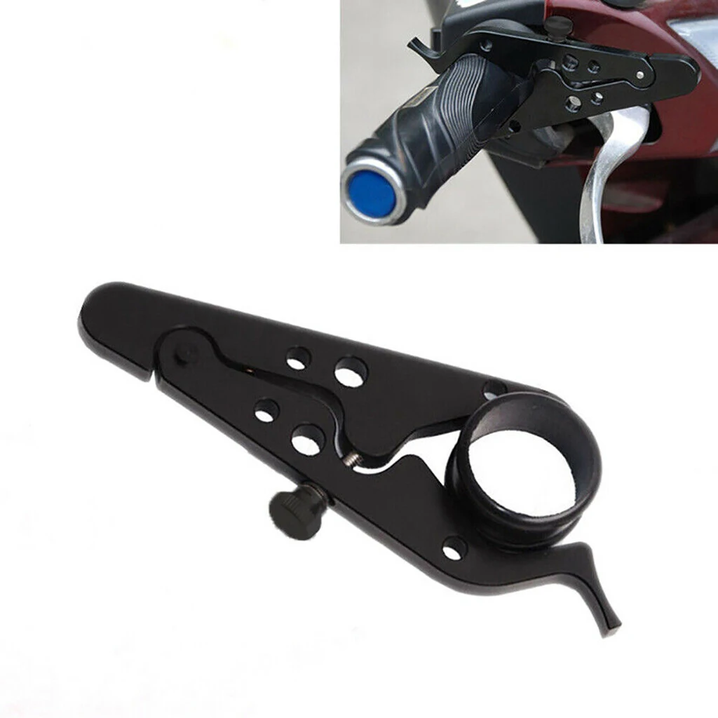 Universal Motorcycle Aluminum Lock Scooter Handlebar Safety Lock Brake Throttle Grip Anti Theft Protection Security Locks