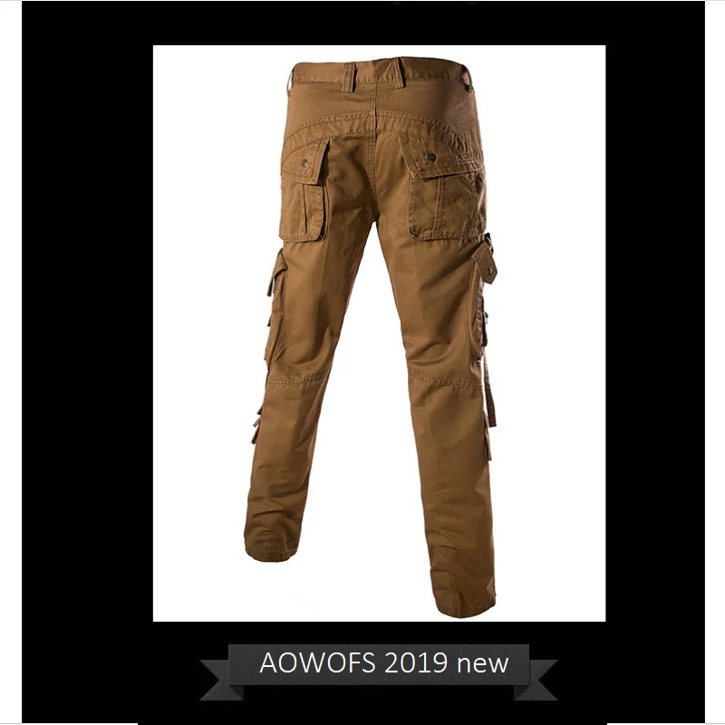 

Tactical Pants Men's Casual Black Sweatpants Men's Loose Trousers Multi-pocket Army Fan Large Size Men's Trousers To Send Belt