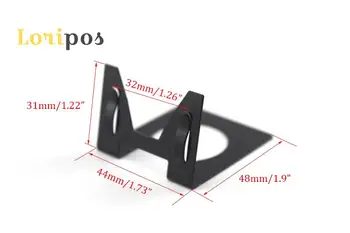 

L Table POP Metal Stainless Steel Price Label Tag Paper Sign Name Card Display Clips Holders Stands Bread Shop Pos Clip 20pcs