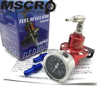 Универсальный Регулируемый регулятор давления топлива в стиле SARD с оригинальным манометром и инструкциями