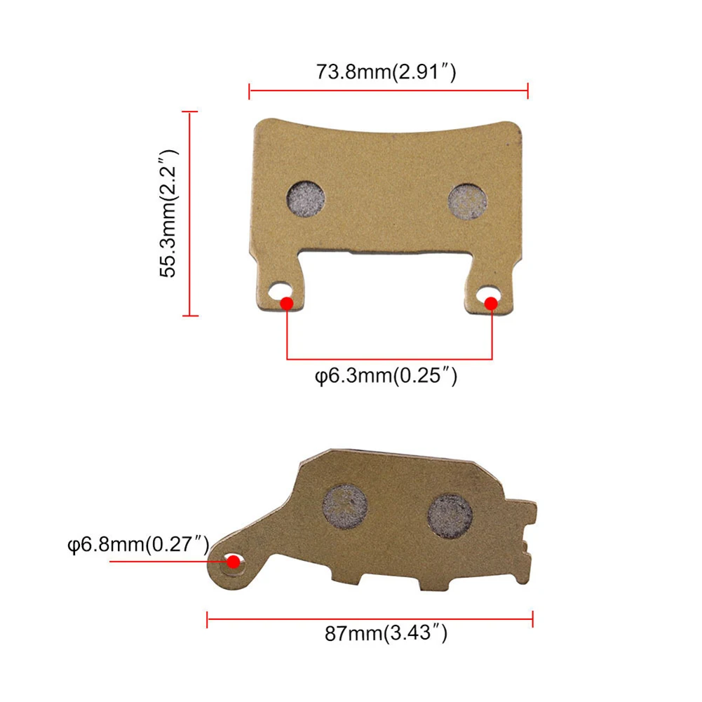 ; 6 шт спереди и сзади полу-металлический тормоз тормозные колодки Совместимость для Honda CBR 600 F4/F4i BX