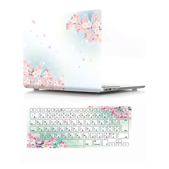 Пластиковый жесткий чехол Cherry Blossom для Macbook Air 11 13 Pro 13 15 retina 12 13 1" для ноутбука Pro 13 15 Touch bar+ чехол для клавиатуры - Цвет: 3