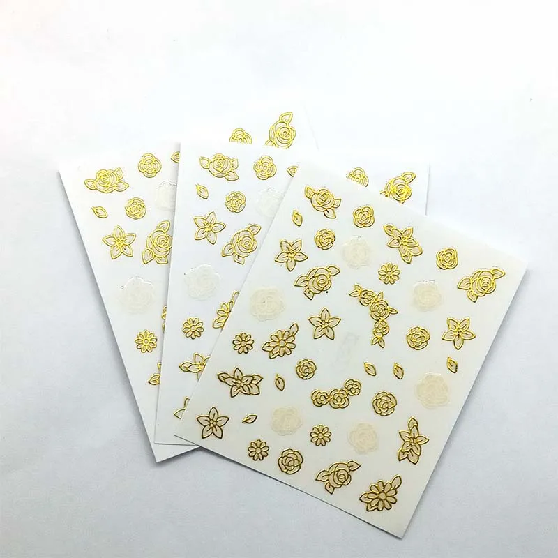 

Nail sticker Back adhesive Self-adhesive heart bone cross pattern Salon Decoration Stickers E07