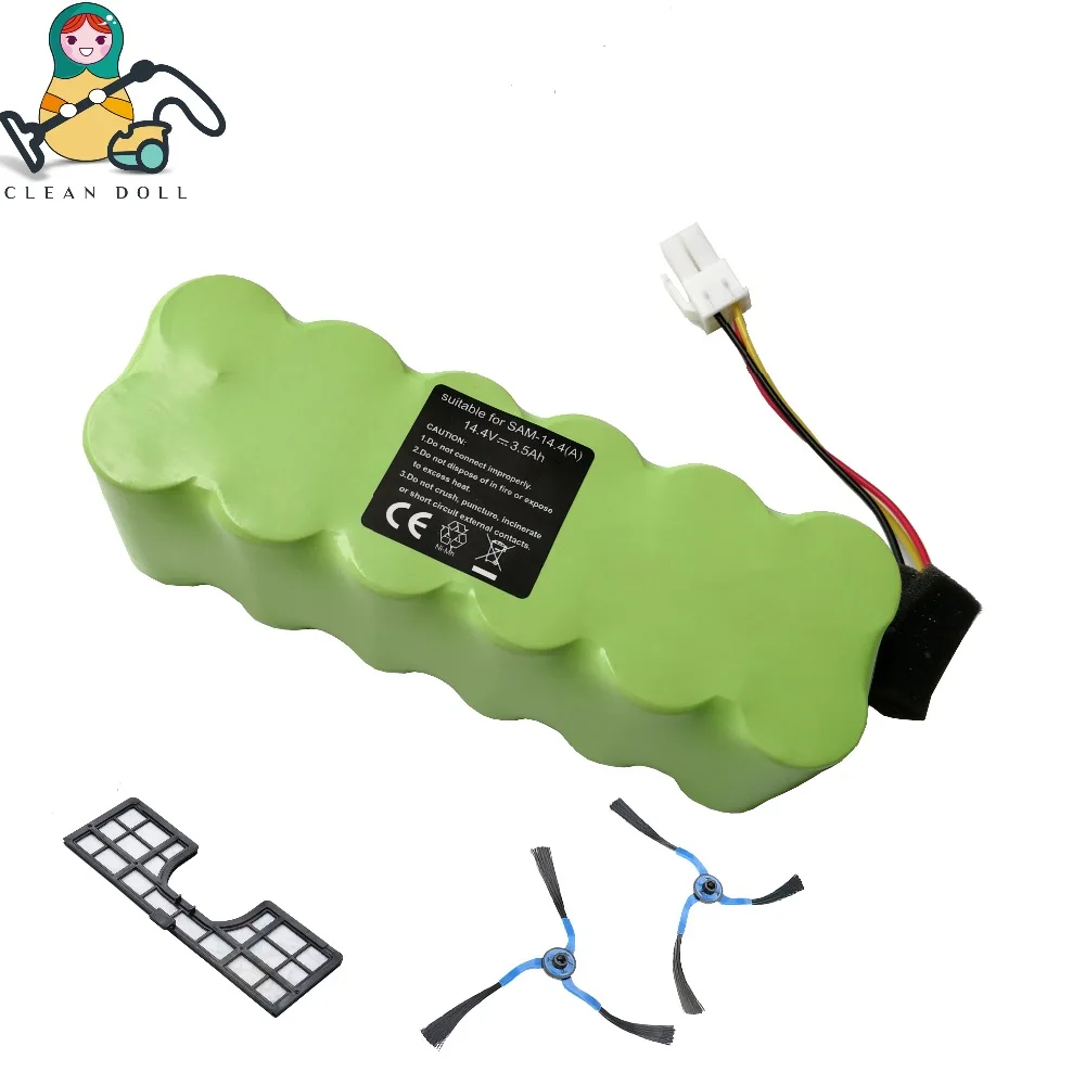 

CLEAN DOLL 3500mAh NI-MH Replacement battery for Samsung navibot SR8840, SR8845, SR8855, SR8895, VCR 8845, VCR 8855 battery