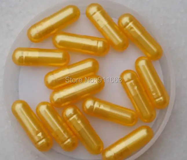 0# Pearl yellow capsules