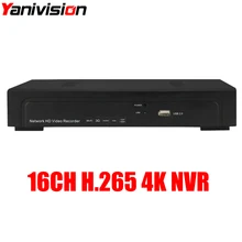 Yanivision H.265 CCTV 1SATA HDD NVR 4K Output 5MP IP Security Network Recorder 16CH 4K 5MP 4MP IP Camera Record ONVIF P2P