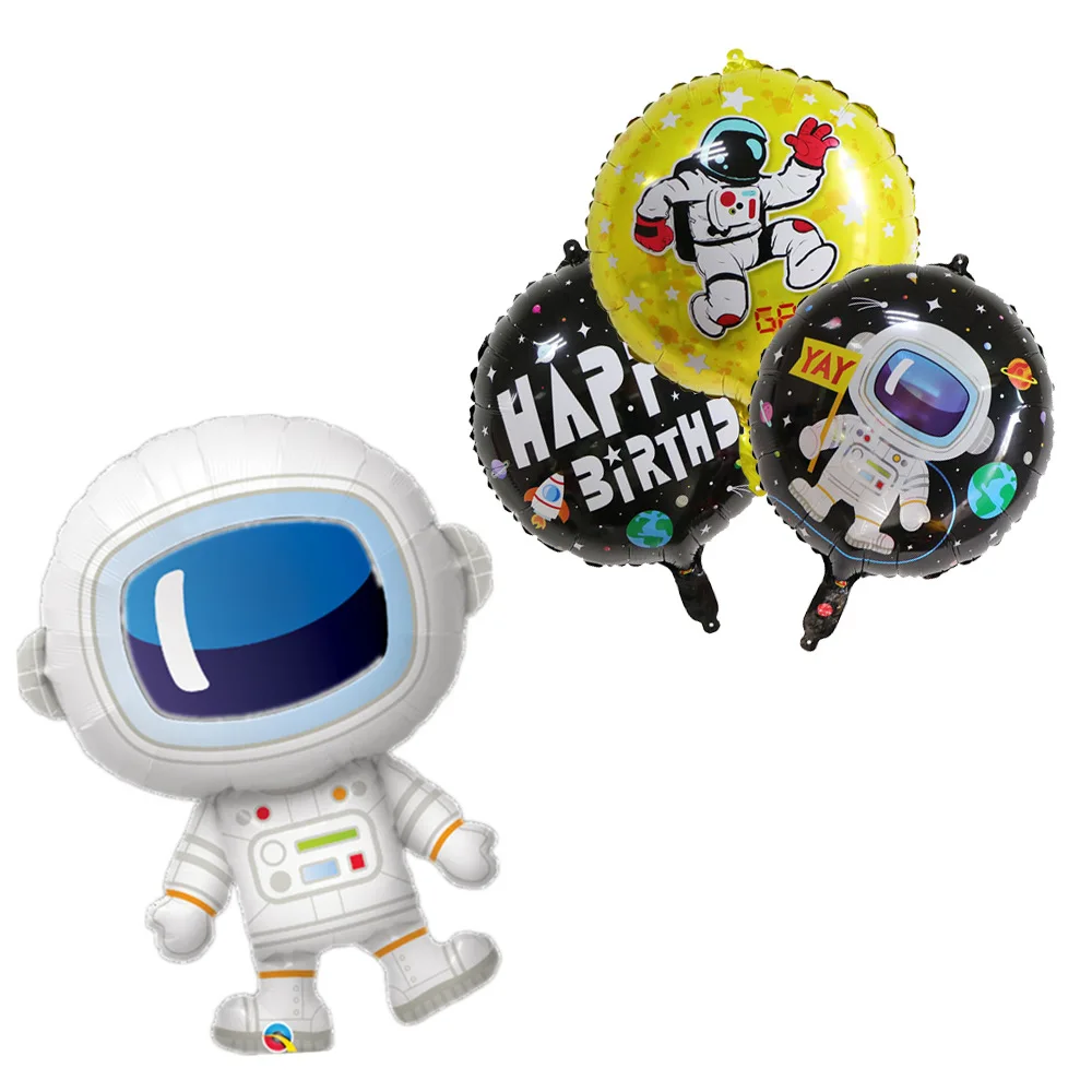 

GAME ON boy HAPPY BIRTHDAY party balloon ET outer space astronaut foil baloon decorate Planet explore partner holiday baby toy
