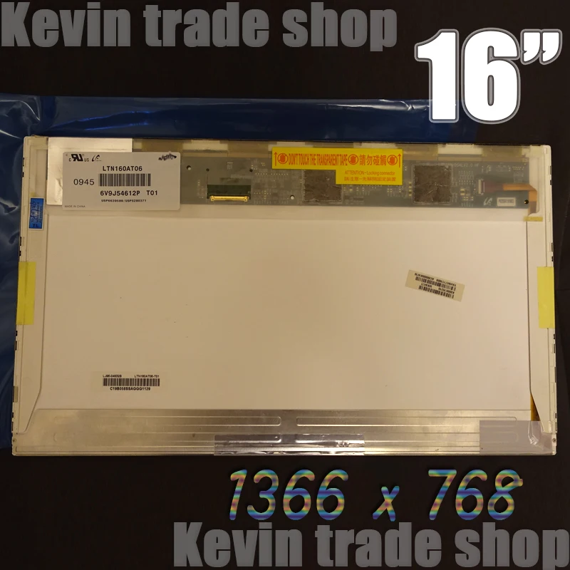 

HSD160PHW1 HSD160PHW1-B00 LTN160AT06 16 inch led For ASUS N61 N61vg N61JV HP DV6 CQ61 K61IC Laptop LCD LED Screen Display matrix