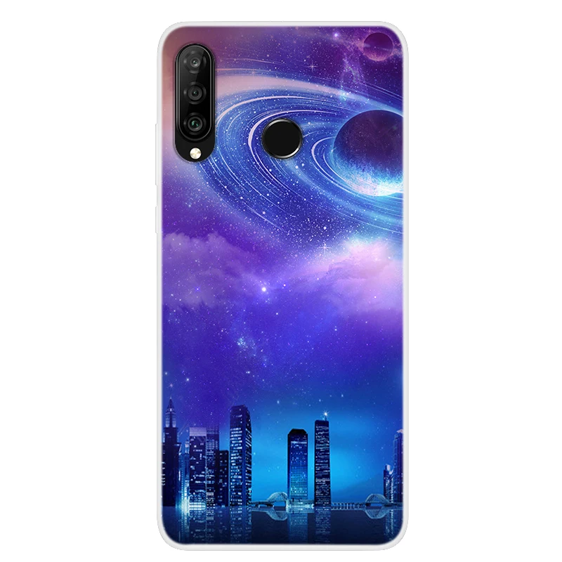 Для huawei P30 Lite чехол силиконовый мягкий ТПУ задняя крышка для Funda huawei P30 Lite чехол 6,15 ''P30Lite P 30 Lite крышка Мода