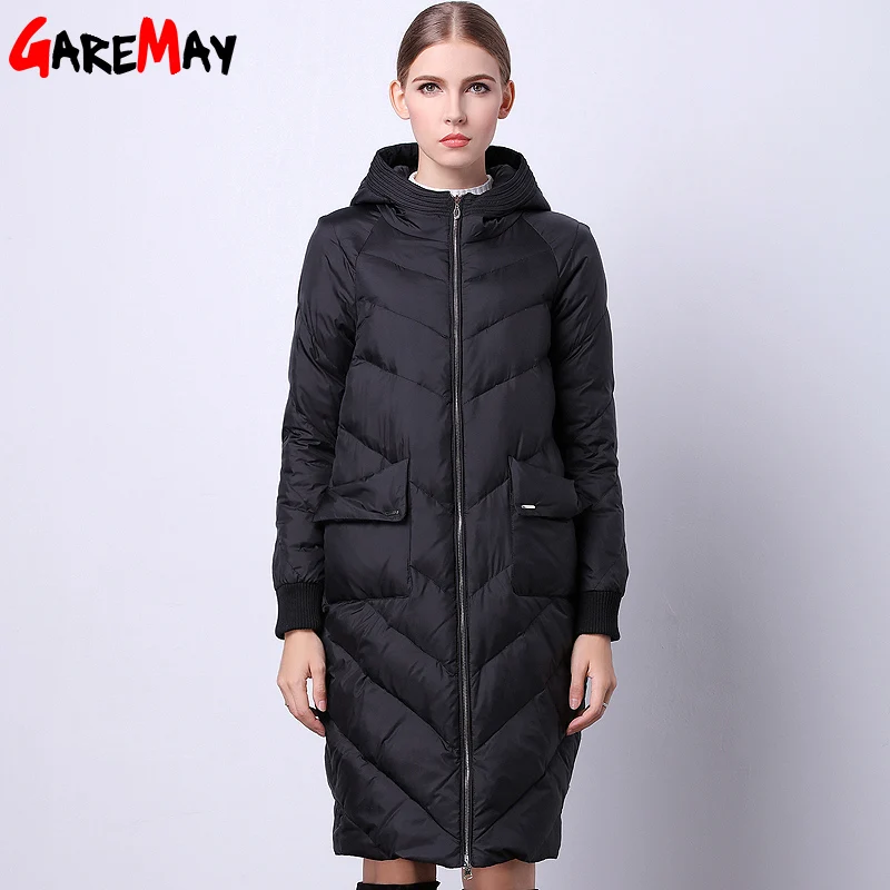 Ms high quality white duck down jacket women's 2018 winter