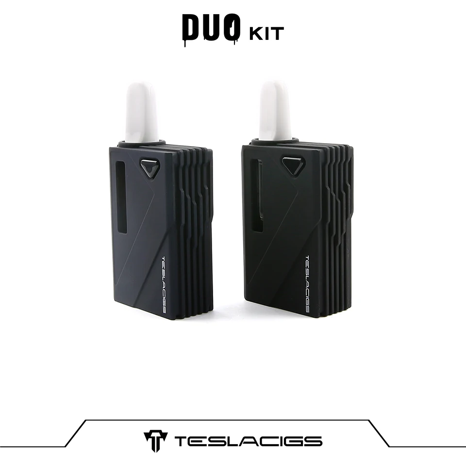 Новый оригинальный Tesla Mini DUO CBD набор восковой со встроенной батареей 500 мАч с 2.0ohm