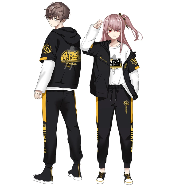 Костюм для косплея Game Girls Frontline Ump45 куртка на молнии с коротким рукавом белая