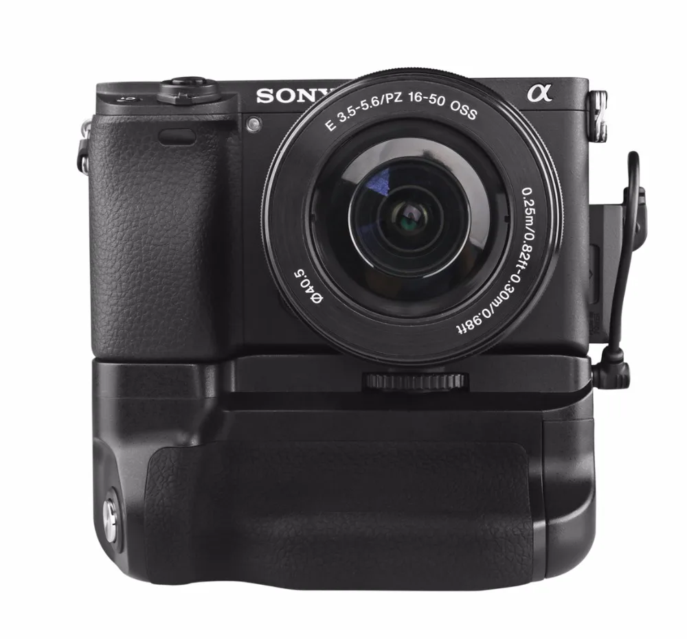 Aperto de Mão para Sony Meike Vertical Multi Power Bateria A6400 Mk a6300 A6000 A6300 Câmera - Image 4