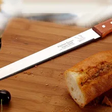 1 шт. нож для выпечки кондитерских изделий стальной зазубренный Дизайн Инструменты для нарезки хлеба ломтерезка для торта Удобная ломтерезка для резки хлеба кондитерские изделия