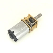 GA12-N20 miniature gear motor, 3V-12V metal gear box, adjustable speed motor, all-metal gear motor, CW/CCW, low speed high torqu