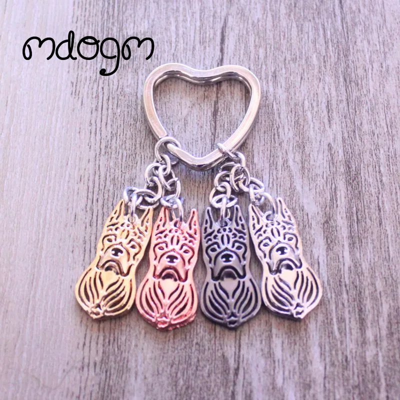 2018 Cute Boxer Dog Animal Gold Silver Plated Metal
