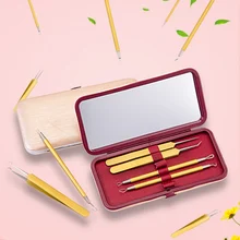 Модные New Premium средство для удаления прыщей и угрей набор игл комедона Прыщ Пятна Extractor средства по уходу за кожей код