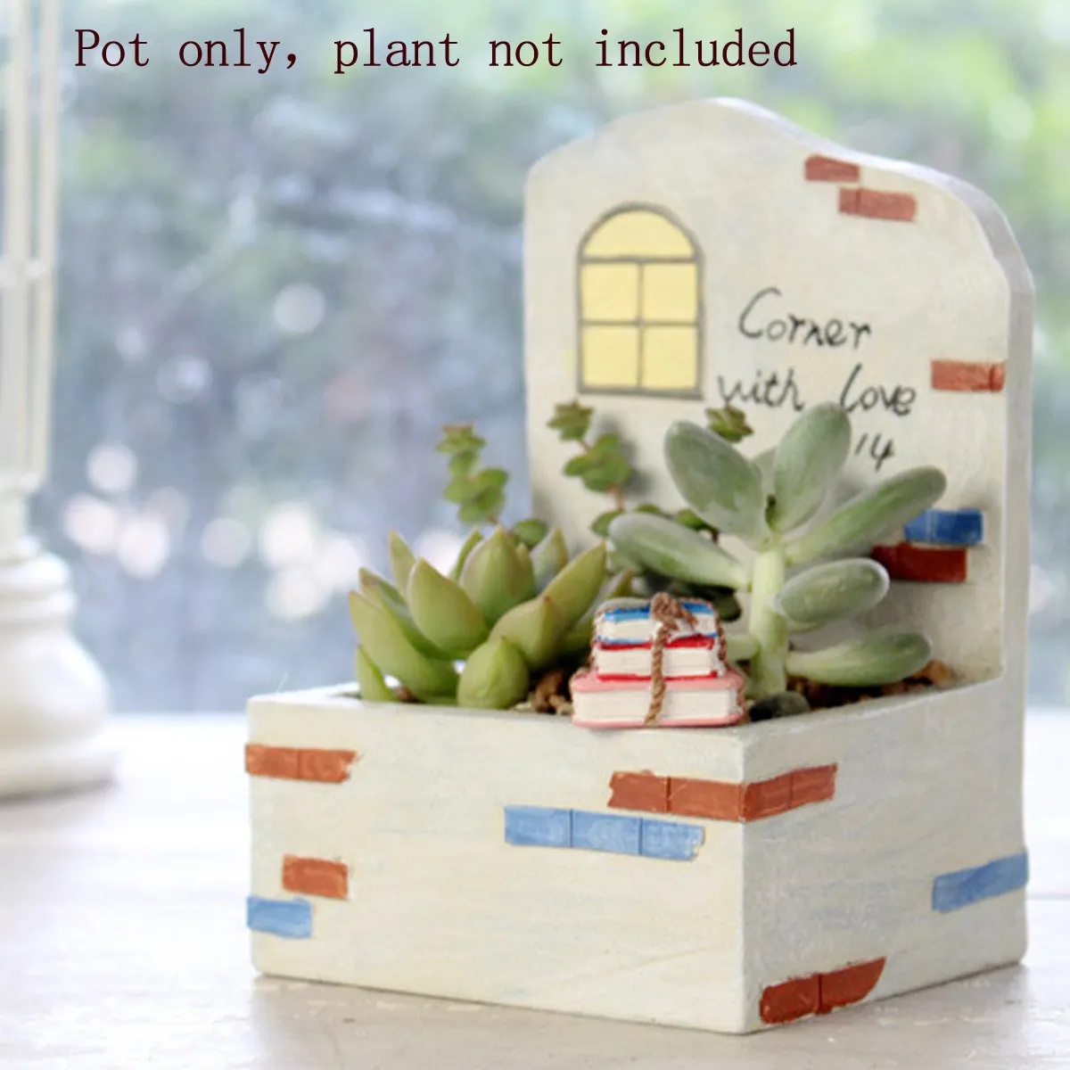 2mm Thick Decorating Metal Box Garden Planter Decorative Fiber Clay Chelsea Box Planter Black Traditional Decorative Accents