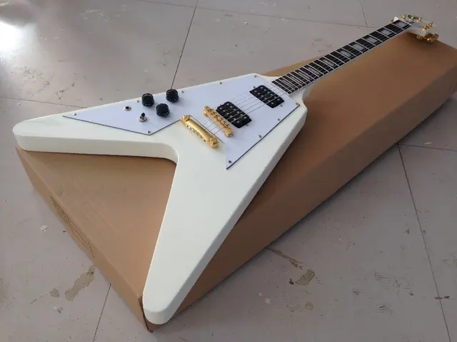 Cheap high quality Flying v left hand electric guitar /left hand guitar